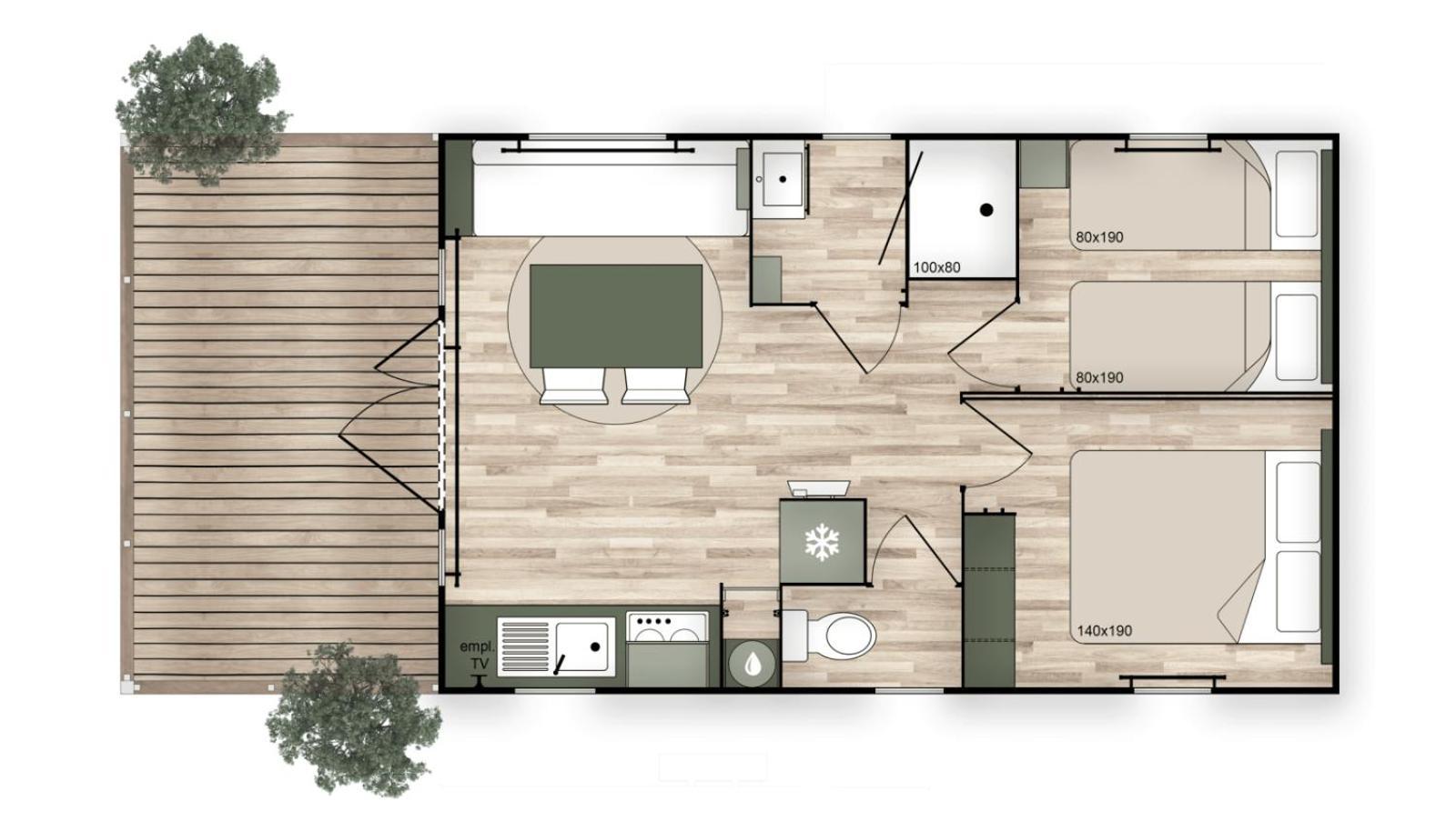 Eco-Lodge Lou Pantai Le Pradet Eksteriør bilde